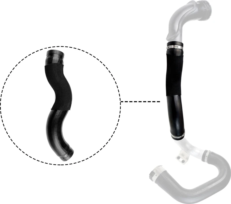 Image of GATES Charger intake hose GATES 09-0701