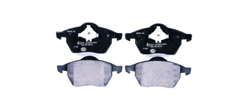 Image of HELLA Brake pad set HELLA 8DB 355 008-001