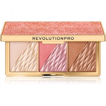 Image of Revolution Pro Crystal Luxe Dimention Palette Rose Fresco