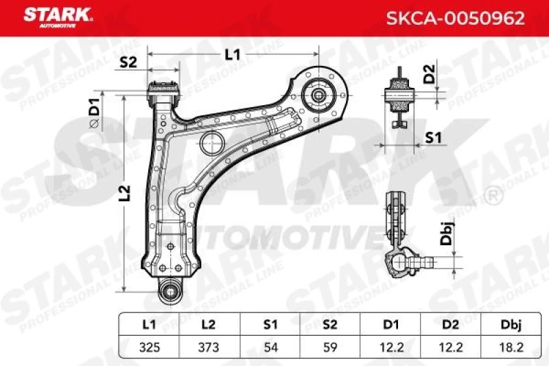 Image of Suspension arm STARK SKCA-0050962