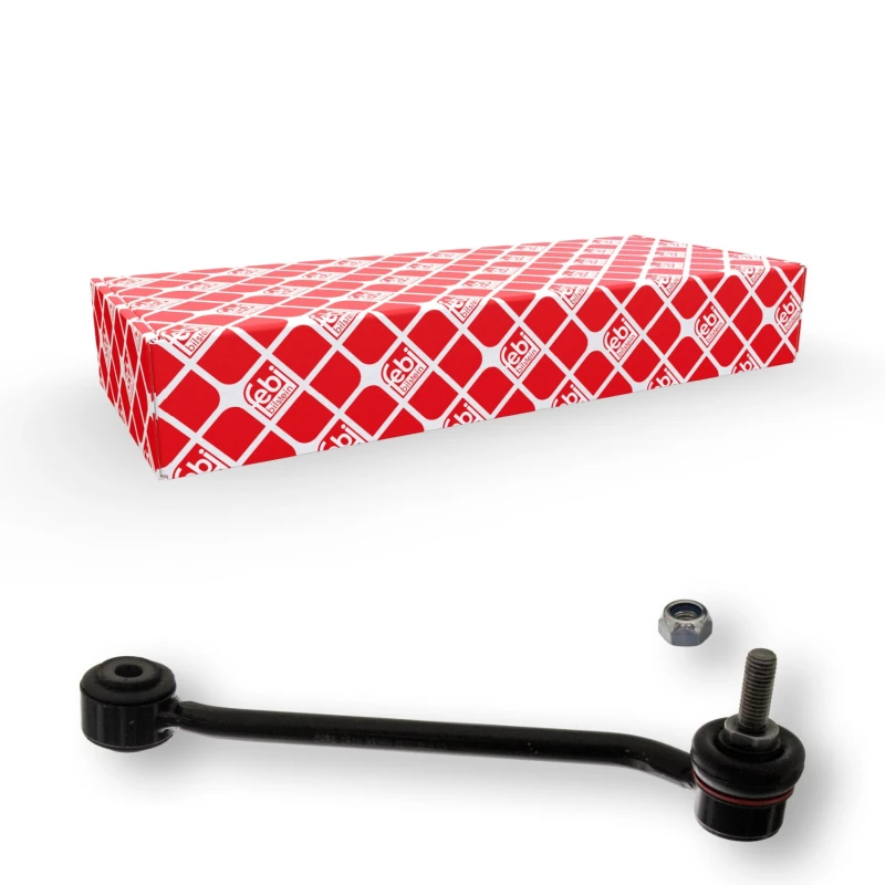 Image of FEBI BILSTEIN 39536 Anti-roll bar link with lock nut Link Stabiliser (3229)