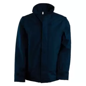 image of Kariban Mens Zip-Off Sleeve Jacket (L) (Navy/Navy)