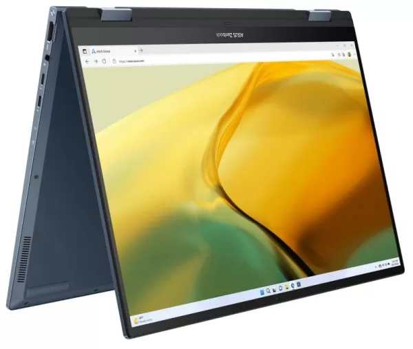 image of ASUS Zenbook 14 Flip OLED UP3404VA Laptop, Intel Core i7-1360P up to 5GHz, 16GB RAM, 1TB PCIe SSD, 14" WQXGA+ OLED Touchscreen, Intel Iris Xe, Wi