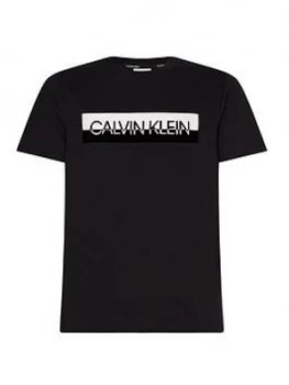 Image of Calvin Klein Split Logo T-Shirt
