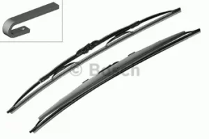 Image of Bosch 3397118302 Wiper Blade Set For Windscreen Flat