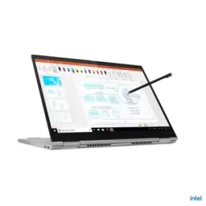 image of Lenovo ThinkPad X1 Titanium Yoga Gen 1 Hybrid (2-in-1) 34.3cm (13.5") Touch Screen Intel Core i7 16GB LPDDR4x-SDRAM 1000 GB SSD WiFi 6 (802.11ax) Wind