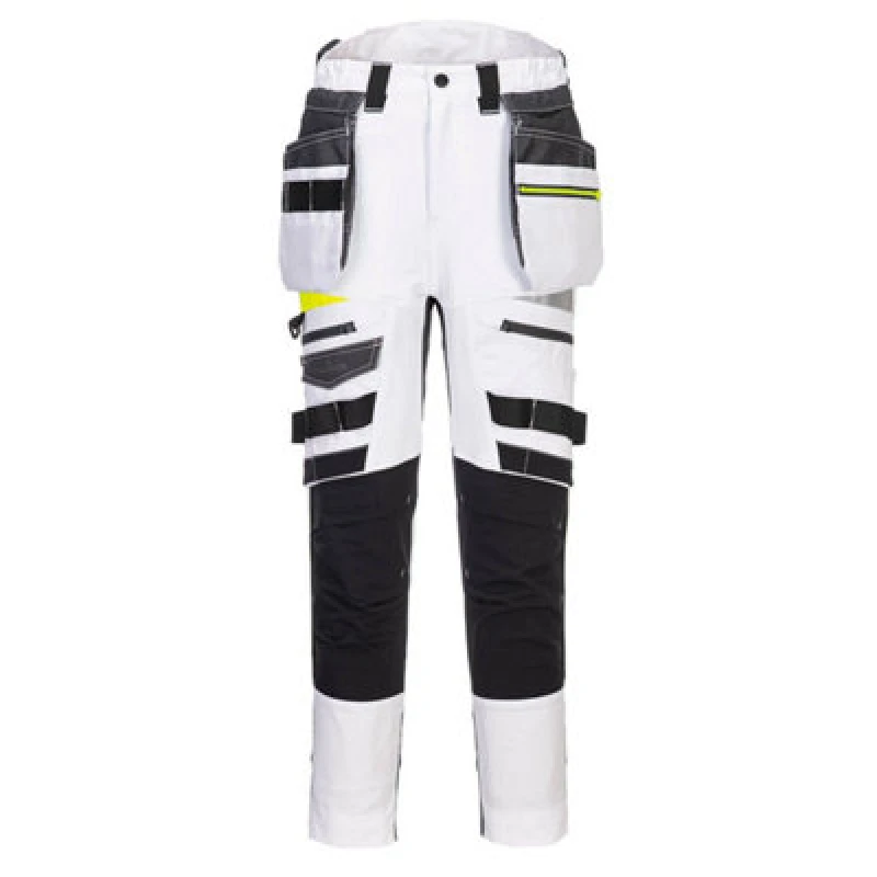 Image of Portwest DX4 Womens Detachable Holster Pocket Trousers DX452WHR26 Colour: White