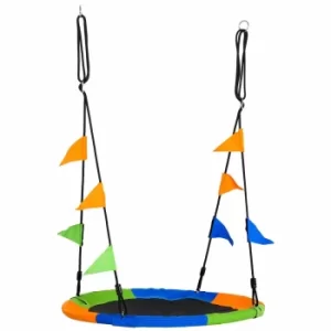 Zesty Kids Adjustable Saucer Tree Swing