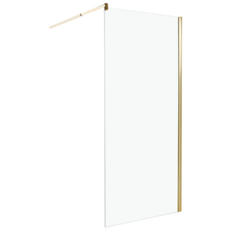 Image of Beliani Shower Screen Ahaus 900 X 1900 mm Gold