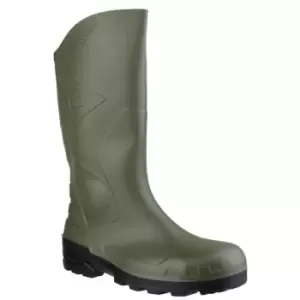 Image of Devon Full Safety Wellington Green/Black Size 3
