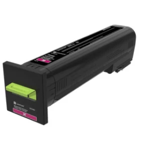 image of Lexmark 72K2XM0 Magenta Laser Toner Ink Cartridge