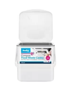 Image of Minky Food Waste Caddy White
