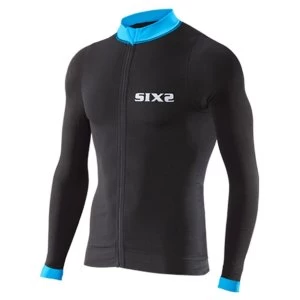 Image of SIXS Bike 4 Long Sleeve Jersey Black/Blue X Large