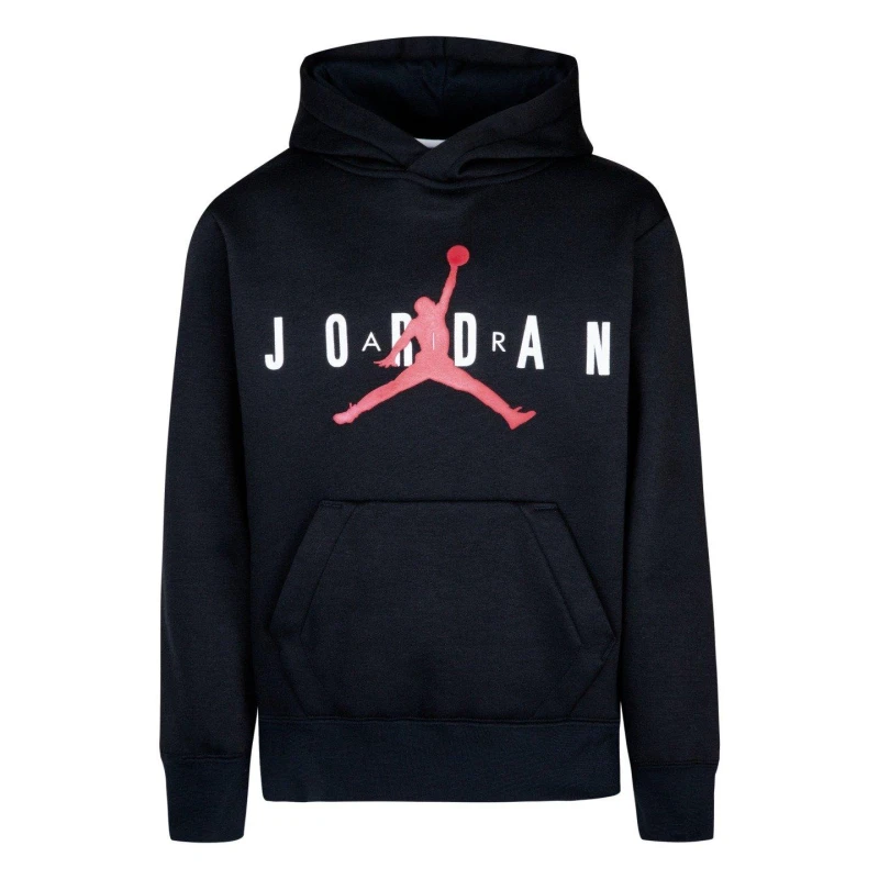 Image of Air Jordan Kids Jumpman Hoodie Black male 8-10YR