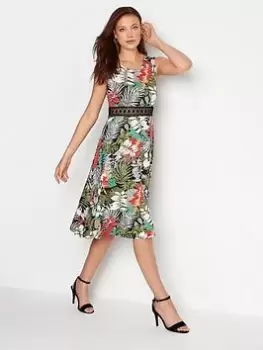 Image of Long Tall Sally Skater Dress - Black, Size 12, Women
