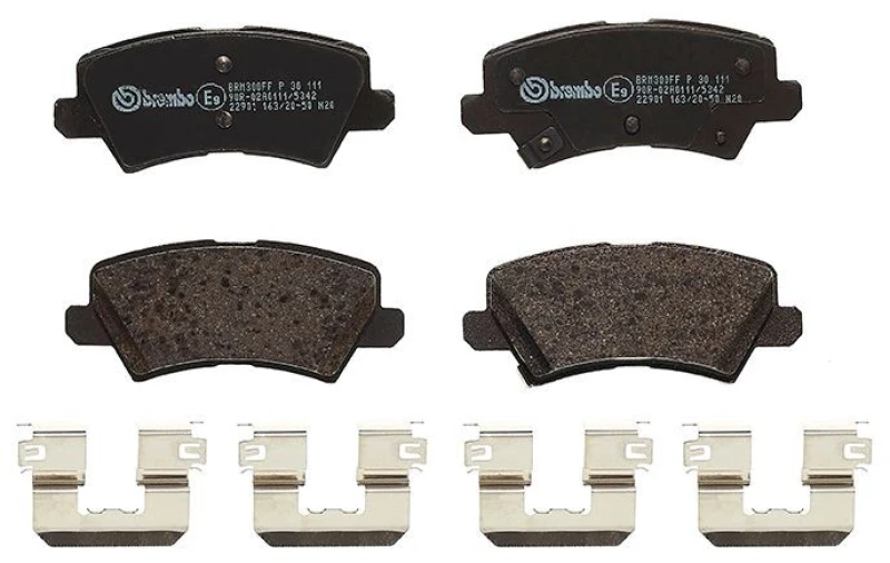 Image of BREMBO Brake pad set BREMBO P 30 111