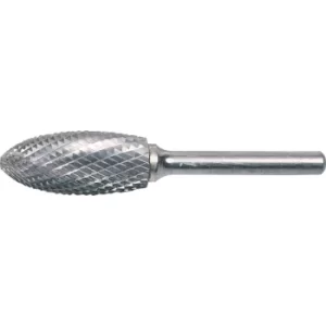 Image of 12.7X32MM Flame Shape Carbide Burr Dbl Cut