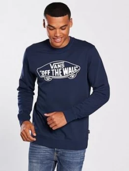 Image of Vans Off The Wall Crew Neck Sweat Dress BluesWhite Size L Men