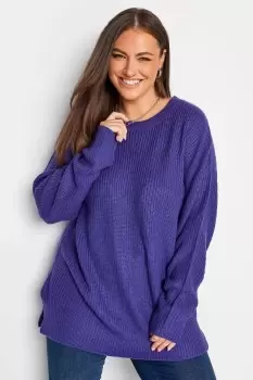 image of Ribbed Knit Jumper