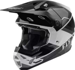 Image of FLY Racing Formula CP Rush Motocross Helmet, black-grey-white, Size 2XL, black-grey-white, Size 2XL