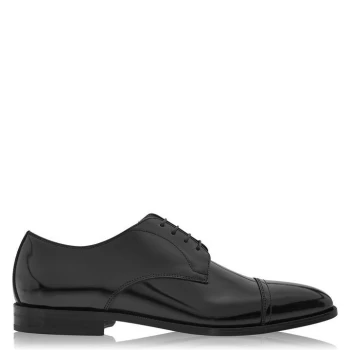 Image of Boss Leather Derby Shoes - Black 001