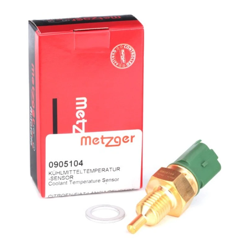 Image of METZGER 0905104 Coolant Temperature Sensor with gasket/seal Coolant Temperature Sensor (830)