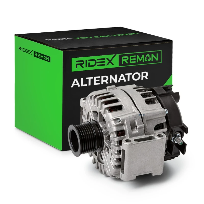 Image of RIDEX REMAN 4G1410R Generator Alternator Charging Current: 180A, Voltage: 14V, with integrated regulator Alternator (4)