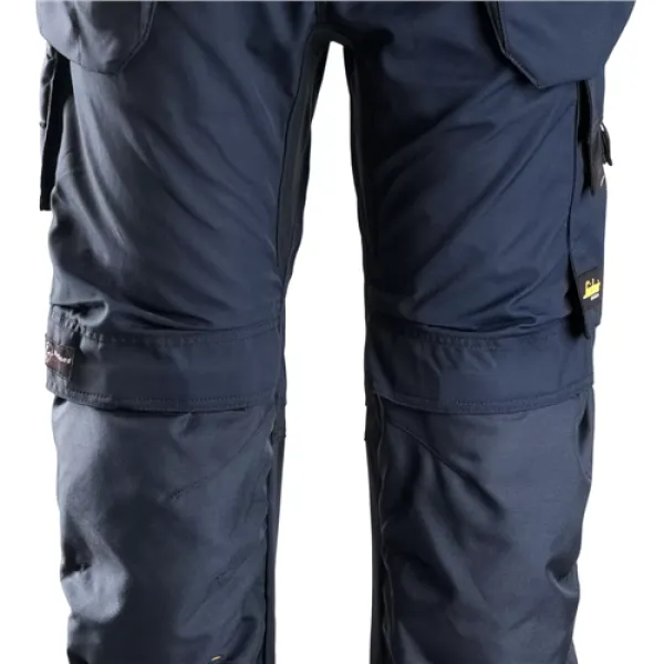 image of Snickers AllroundWork Work Trousers Holster Pockets - Navy/Navy - 88