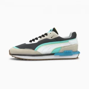 Image of Womens PUMA City Rider Trainers, Vaporous Grey/Ebony Size 10 Shoes