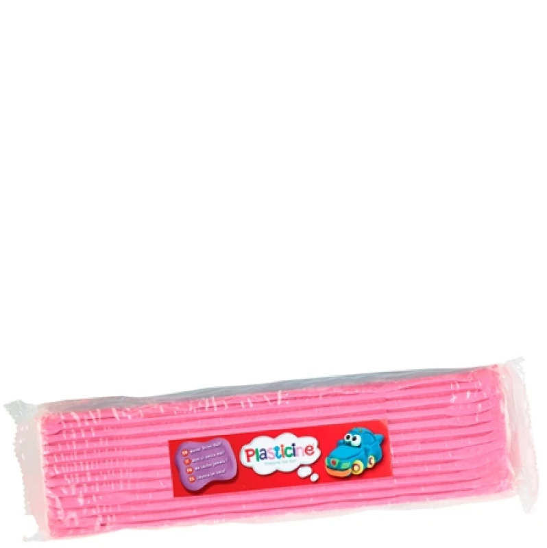 Image of Plasticine Modelling Clay Block - Pink Slab_PNK-473653