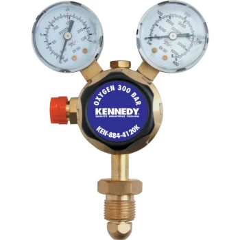 Image of Regulator 300 Bar - Single Stage 2 Gauge Oxygen - 10 Bar