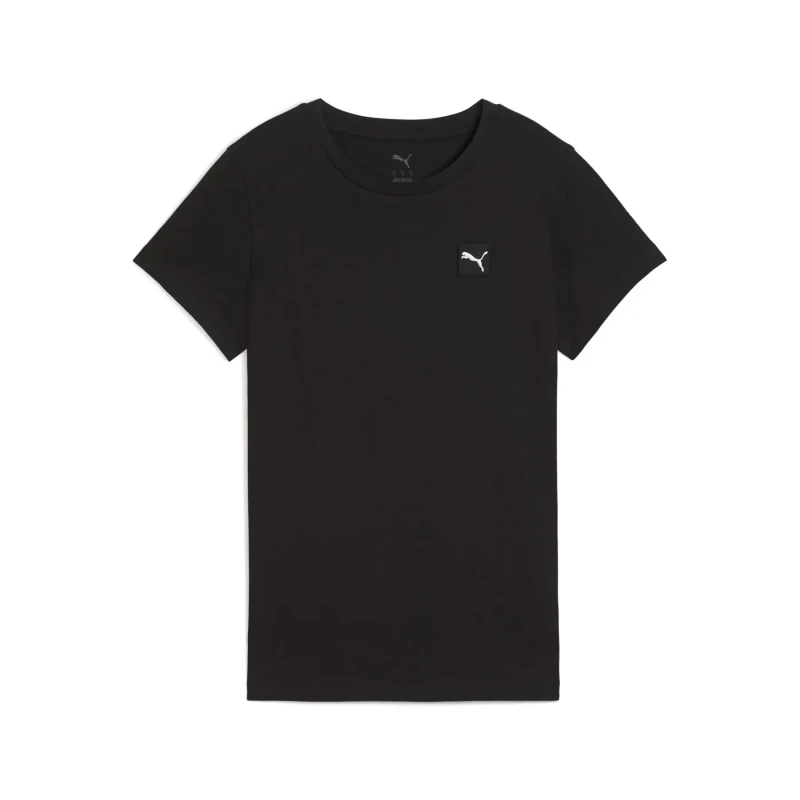 Image of Puma Womens T-Shirt Puma Ess Elevated Noir Female S