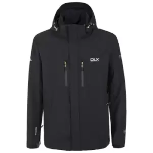 Image of Trespass Mens Oswalt DLX Waterproof Jacket (L) (Black)