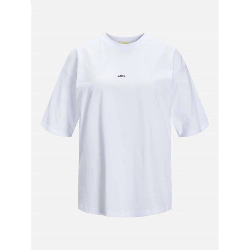 Image of JJXX Andrea Loose Logo T-Shirt Ladies Bright White female 10 (S)