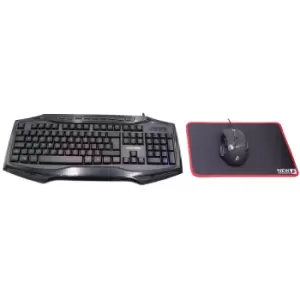 image of 1st Player Gaming Keyboard / Mouse / Mouse Pad Set Backlit