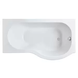 Nuie 1500mm Right Hand P Shaped Bath - White