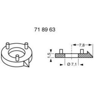 Image of Pointer Black Suitable for 11.5 series rotary knobs Mentor