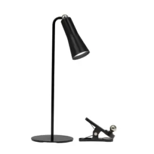 image of 4 In One Rechargeable Task Table Lamp - Black