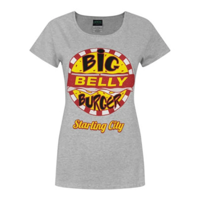 Image of (XX-Large) DC Comics Short Sleeved T-Shirt (Womens Grey)