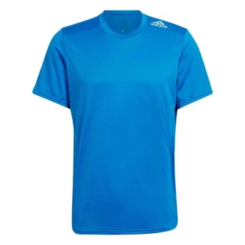 adidas Designed 4 Running T-Shirt Mens - Blue Rush