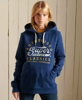 image of Superdry Script Style College Hoodie