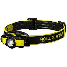 image of LED Lenser iH5R Rechargeable Industrial LED Head Torch Black & Yellow