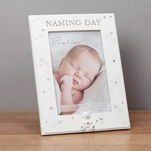Image of 4" x 6" - Bambino Resin Naming Day Photo Frame