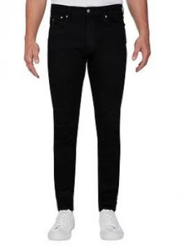 Image of Calvin Klein Jeans Super Skinny Fit Jeans, Denim Blue, Size 36, Length Regular, Men