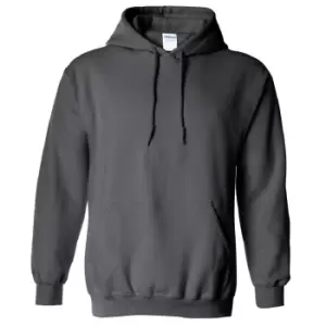 image of Gildan Heavy Blend Adult Unisex Hooded Sweatshirt / Hoodie (M) (Charcoal)