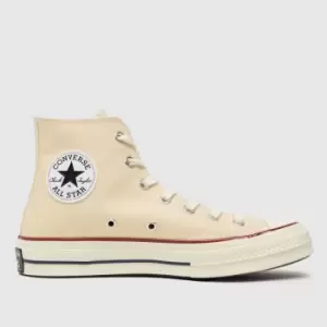 Image of Converse Beige Chuck 70 Hi Trainers