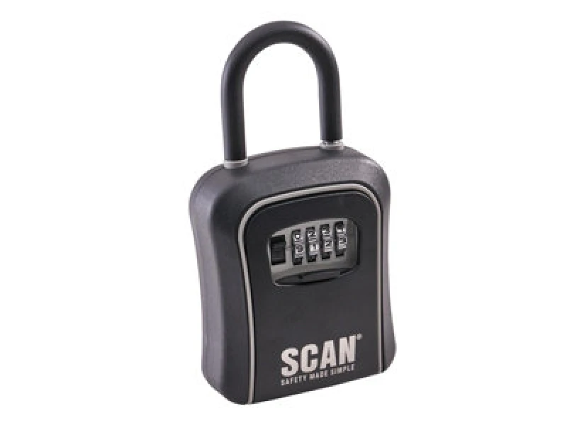 Image of Scan Wall Mount Shackle 4 Wheel Combination Key Storage Safe Box Xms24Keysafe