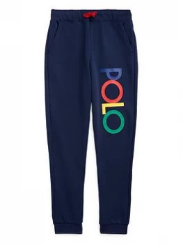 Image of Ralph Lauren Boys Polo Joggers - Navy, Size 14-16 Years=L