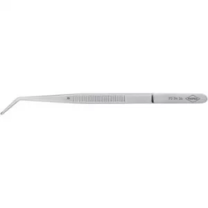 Image of Knipex 92 34 36 Precision tweezers Pointed, curved (45°) 155 mm