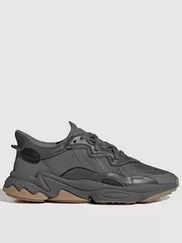 Image of adidas Originals Originals Ozweego - Grey/Black, Grey/Black, Size 8, Men